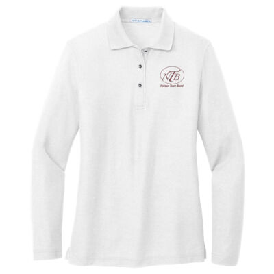 Ladies Silk Touch Long Sleeve Polo Thumbnail